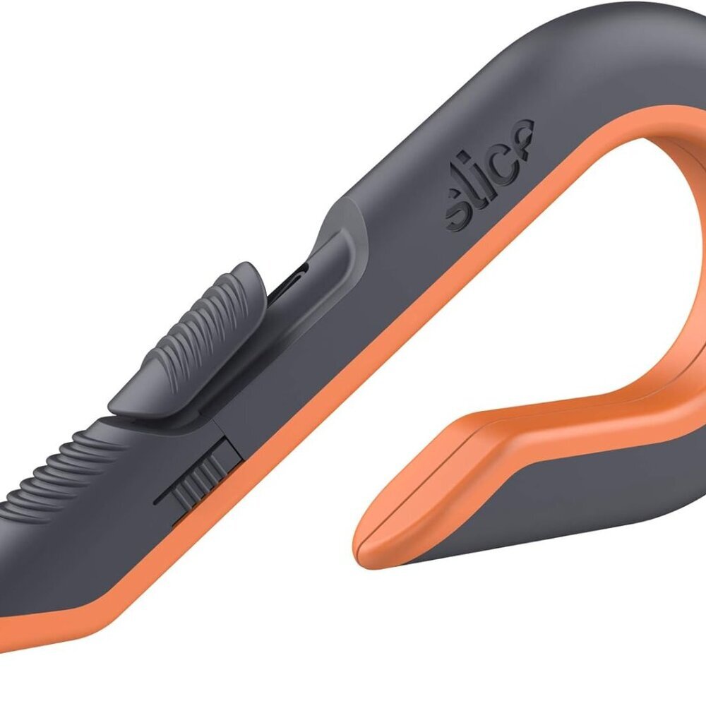 10400 Box Cutter, 3 Position Manual Button with Ceramic Blade, Locking blade